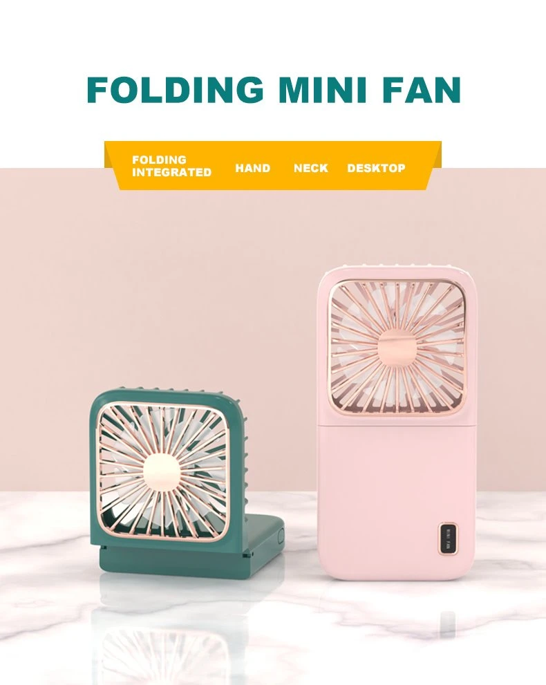 Portable foling mini fan