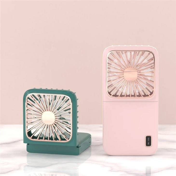 Portable folding mini fan